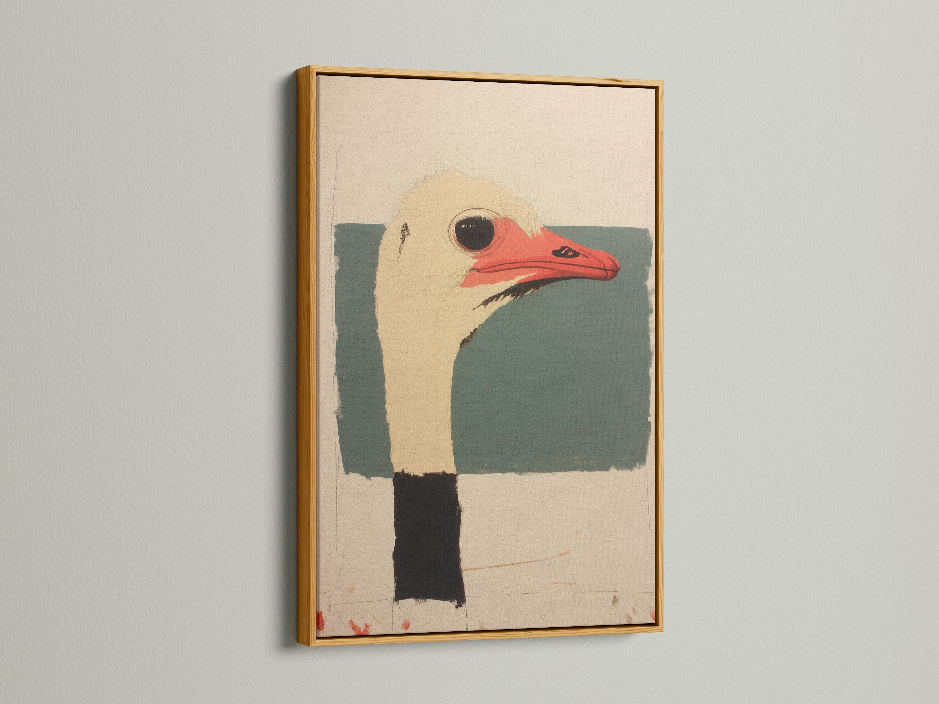 Artwork with a gold frame is presented. Gold frames offer a touch of luxury. It can elevate the artwork's appearance. The gold frame adds a classic touch. Consider gold for a refined art presentation.