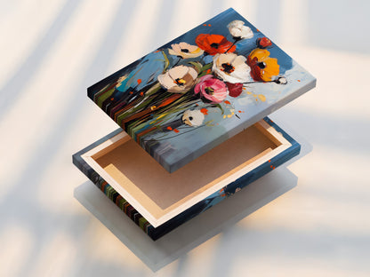 A stretched canvas print is showcased. Stretched canvas provides a gallery-quality look. The artwork wraps around the frame. Ready to hang and enjoy. Perfect for adding texture and depth to your space. Discover canvas prints.