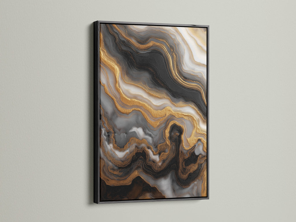 Make a bold statement with a black frame. The print features a sleek black frame. Black frames add sophistication and elegance. It will make your artwork pop. Browse our black-framed art prints for striking decor.