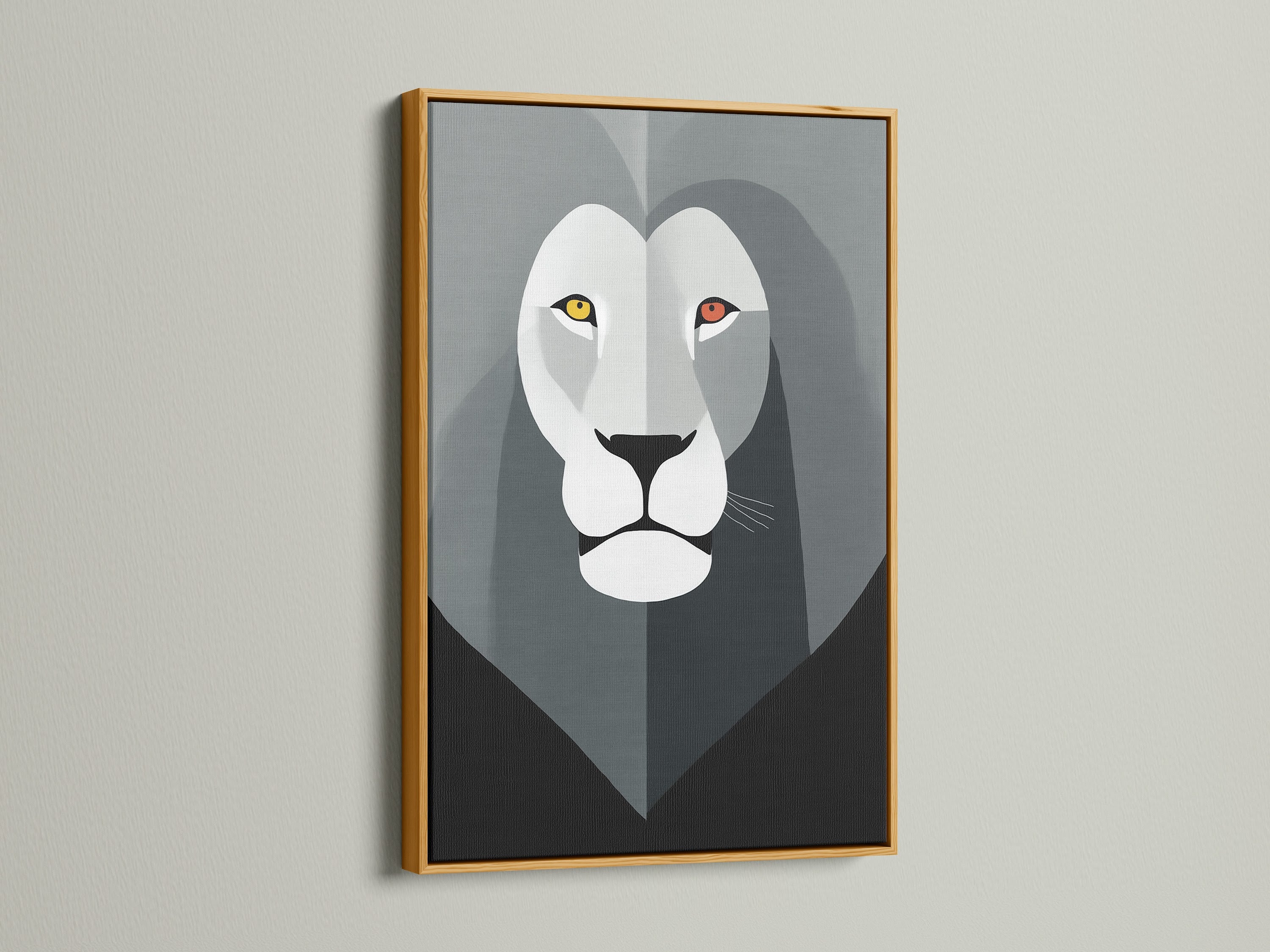 A gold frame brings elegance and luxury to any piece. The gold frame adds a touch of glamour and sophistication. It complements opulent and classic artwork. This frame enhances the overall richness of the artwork. Consider gold for a statement piece.