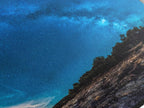 Milky Way Wall Art Night Sky Print Croatia Coast Painting Panoramic Landscape Canvas Art Starry Sky Wall Art Adriatic Sea Croatia Wall Decor
