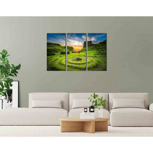 Early morning on a green hill №D1816 Ready to Hang Canvas PrintCanvas art arrives ready to hang, with hanging accessories included and no additional framing required. Every canvas print is hand-crafted, made on-demand at our workshop and expertly stretche