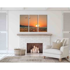 Morning sun on the sea №D1237 Ready to Hang Canvas PrintCanvas art arrives ready to hang, with hanging accessories included and no additional framing required. Every canvas print is hand-crafted, made on-demand at our workshop and expertly stretched aroun