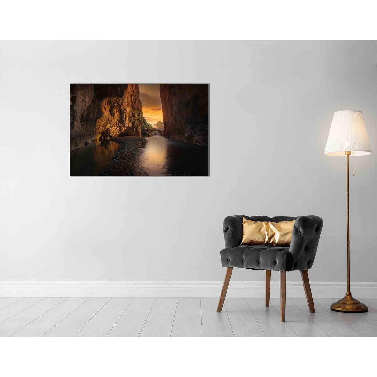 Canyon in Greece №D1811 Ready to Hang Canvas PrintCanvas art arrives ready to hang, with hanging accessories included and no additional framing required. Every canvas print is hand-crafted, made on-demand at our workshop and expertly stretched around 100%