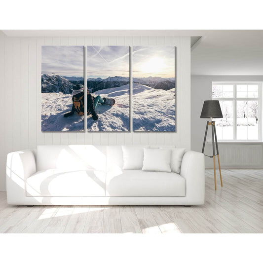 Girl Enjoys The View On The Mountains №04446 Ready to Hang Canvas PrintCanvas art arrives ready to hang, with hanging accessories included and no additional framing required. Every canvas print is hand-crafted, made on-demand at our workshop and expertly