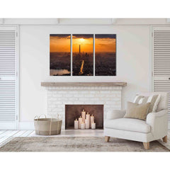 Tianjin city at sunset №D1864 Ready to Hang Canvas PrintCanvas art arrives ready to hang, with hanging accessories included and no additional framing required. Every canvas print is hand-crafted, made on-demand at our workshop and expertly stretched aroun