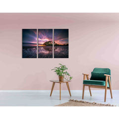 Gently pink sunset №D1239 Ready to Hang Canvas PrintCanvas art arrives ready to hang, with hanging accessories included and no additional framing required. Every canvas print is hand-crafted, made on-demand at our workshop and expertly stretched around 10