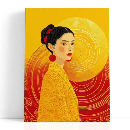 Canvas Art Elegant Lady