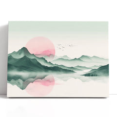 Tranquil Mountain Canvas Art