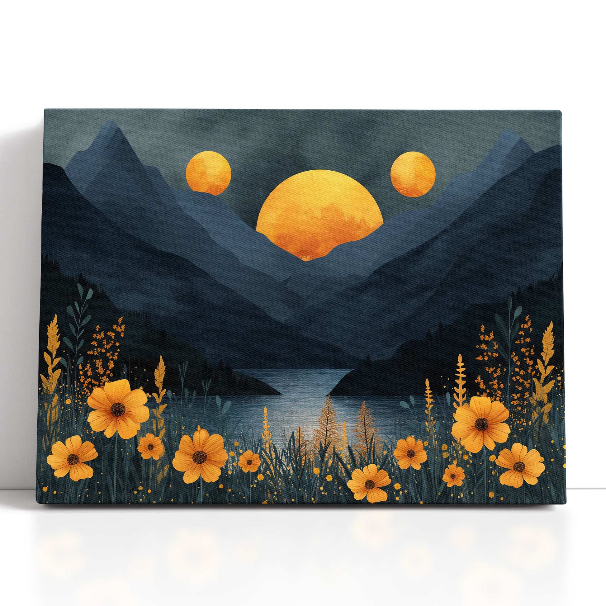    Tranquil Lake Canvas Art