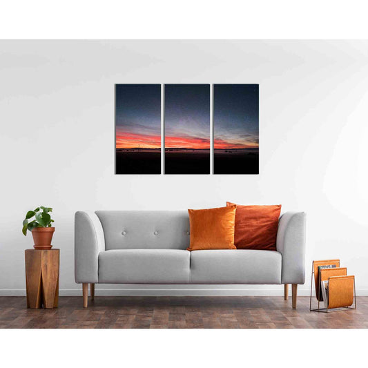 Red sky at dawn №D1815 Ready to Hang Canvas PrintCanvas art arrives ready to hang, with hanging accessories included and no additional framing required. Every canvas print is hand-crafted, made on-demand at our workshop and expertly stretched around 100%