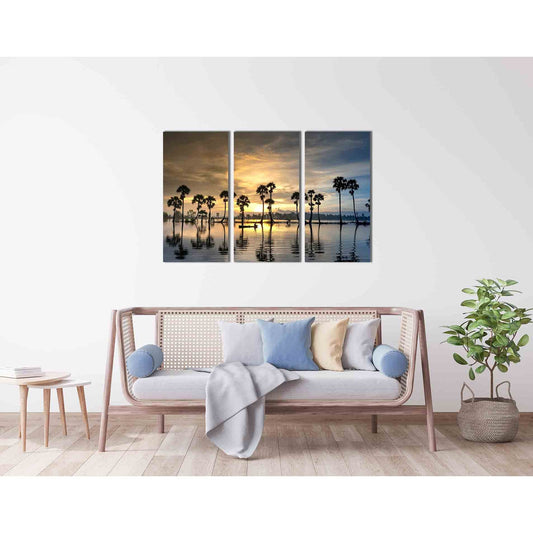Dawn over the river №D2033 Ready to Hang Canvas PrintCanvas art arrives ready to hang, with hanging accessories included and no additional framing required. Every canvas print is hand-crafted, made on-demand at our workshop and expertly stretched around 1
