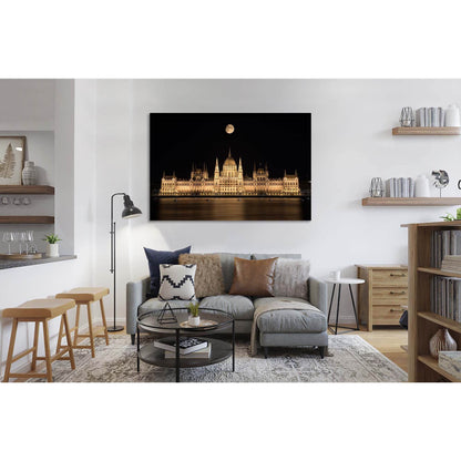 Fisherman's bastion at night №D2845 Ready to Hang Canvas PrintCanvas art arrives ready to hang, with hanging accessories included and no additional framing required. Every canvas print is hand-crafted, made on-demand at our workshop and expertly stretched