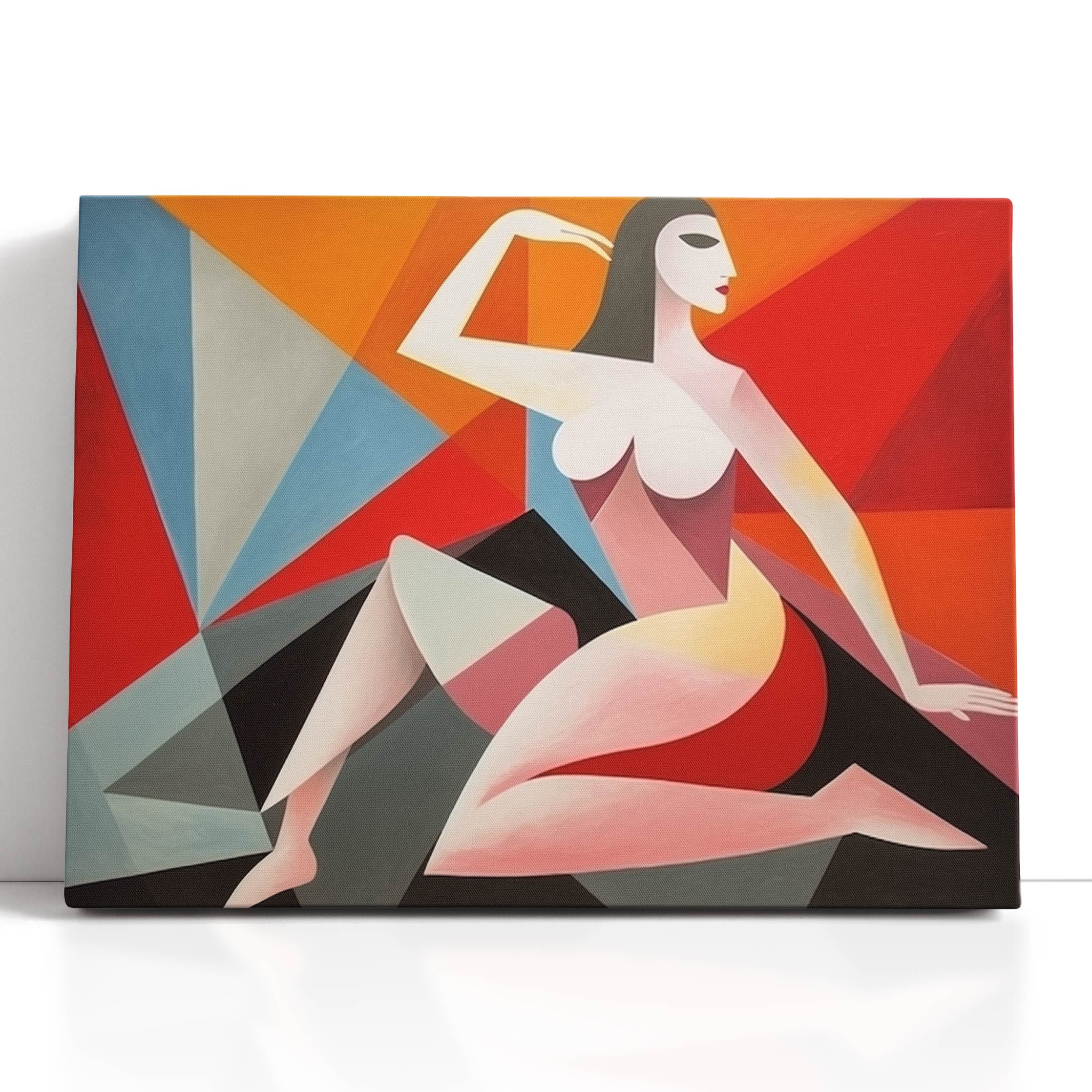  Abstract Woman Canvas Art 