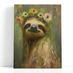 Sloth Canvas Art 