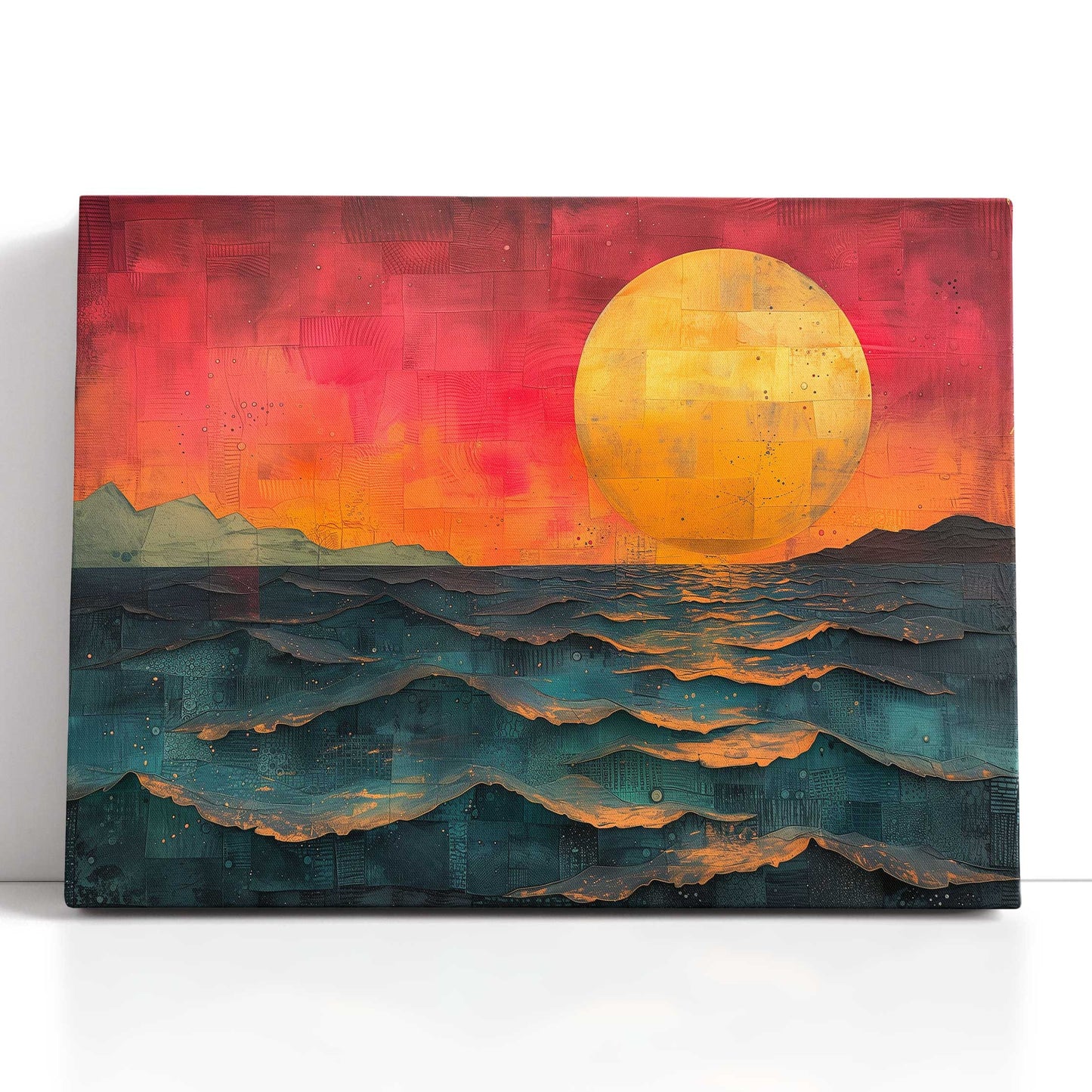 Blue Sea Canvas Art 