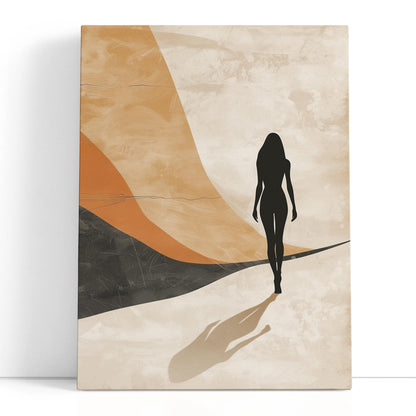 Modern Abstract Figure Print