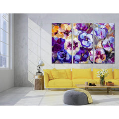 Flowers Abstract №04255 Ready to Hang Canvas PrintCanvas art arrives ready to hang, with hanging accessories included and no additional framing required. Every canvas print is hand-crafted, made on-demand at our workshop and expertly stretched around 100%