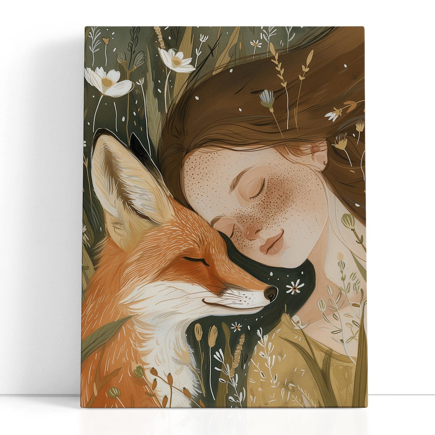 Fox Woodland Canvas Art