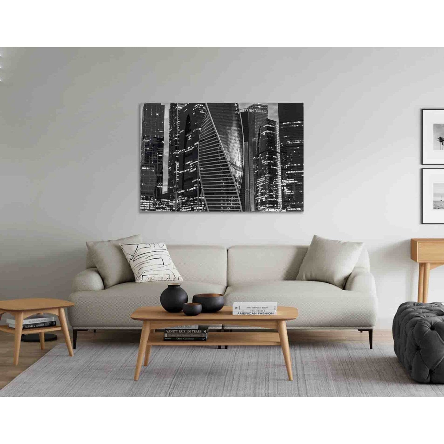 Moscow city №D2835 Ready to Hang Canvas PrintCanvas art arrives ready to hang, with hanging accessories included and no additional framing required. Every canvas print is hand-crafted, made on-demand at our workshop and expertly stretched around 100% Nort