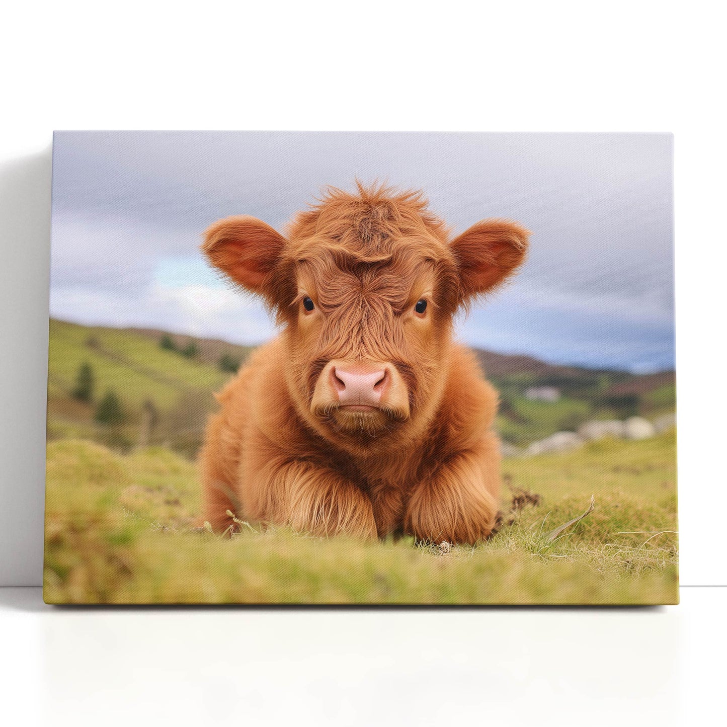 Canvas Art        Serene Cattle Field