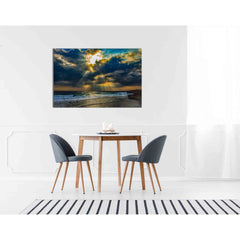 Sunrise over the sea №D1228 Ready to Hang Canvas PrintCanvas art arrives ready to hang, with hanging accessories included and no additional framing required. Every canvas print is hand-crafted, made on-demand at our workshop and expertly stretched around