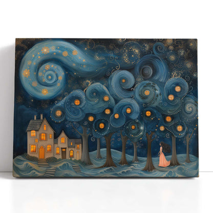  Mystical House Canvas Print