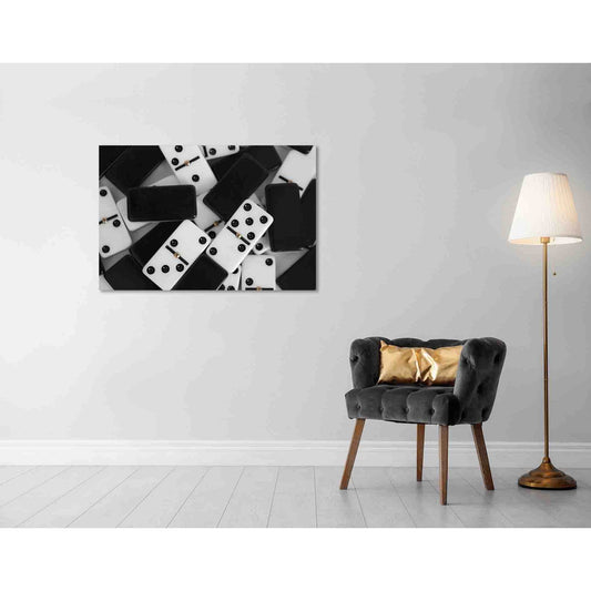 Domino bones №D2824 Ready to Hang Canvas PrintCanvas art arrives ready to hang, with hanging accessories included and no additional framing required. Every canvas print is hand-crafted, made on-demand at our workshop and expertly stretched around 100% Nor
