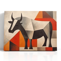   Abstract Bull Art Print