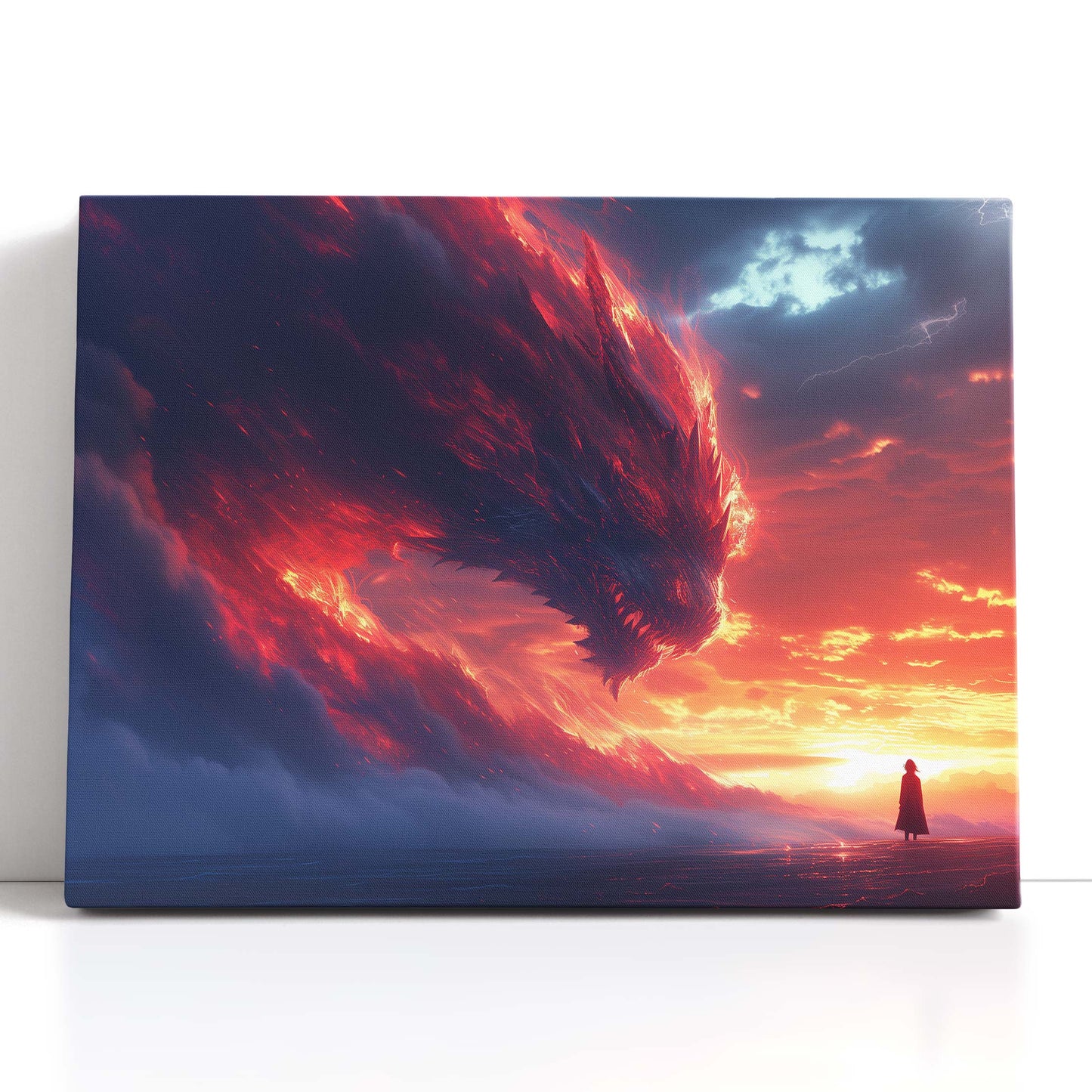 Dragon Silhouette Wall Art