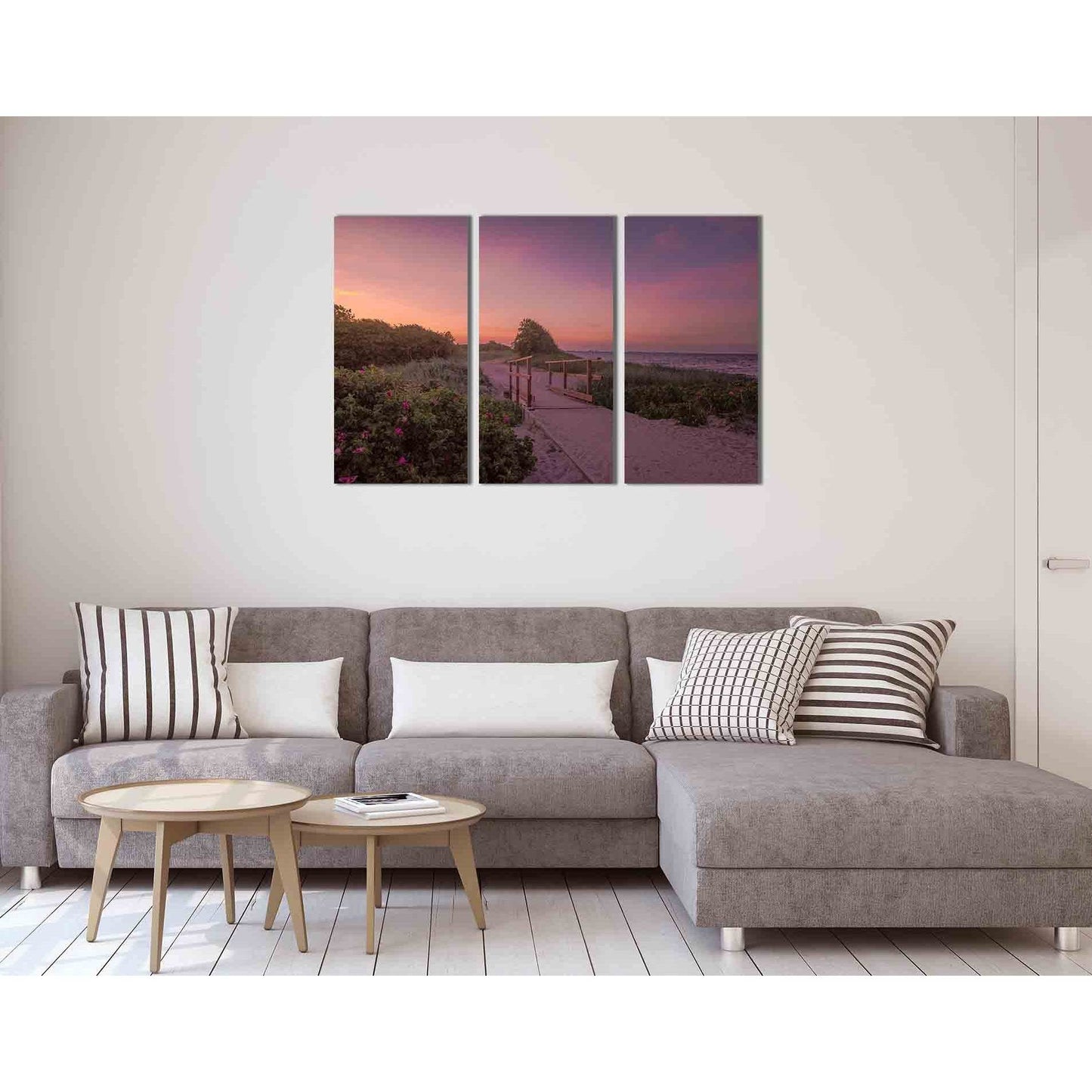 Wooden bridge by the sea №D1808 Ready to Hang Canvas PrintCanvas art arrives ready to hang, with hanging accessories included and no additional framing required. Every canvas print is hand-crafted, made on-demand at our workshop and expertly stretched aro