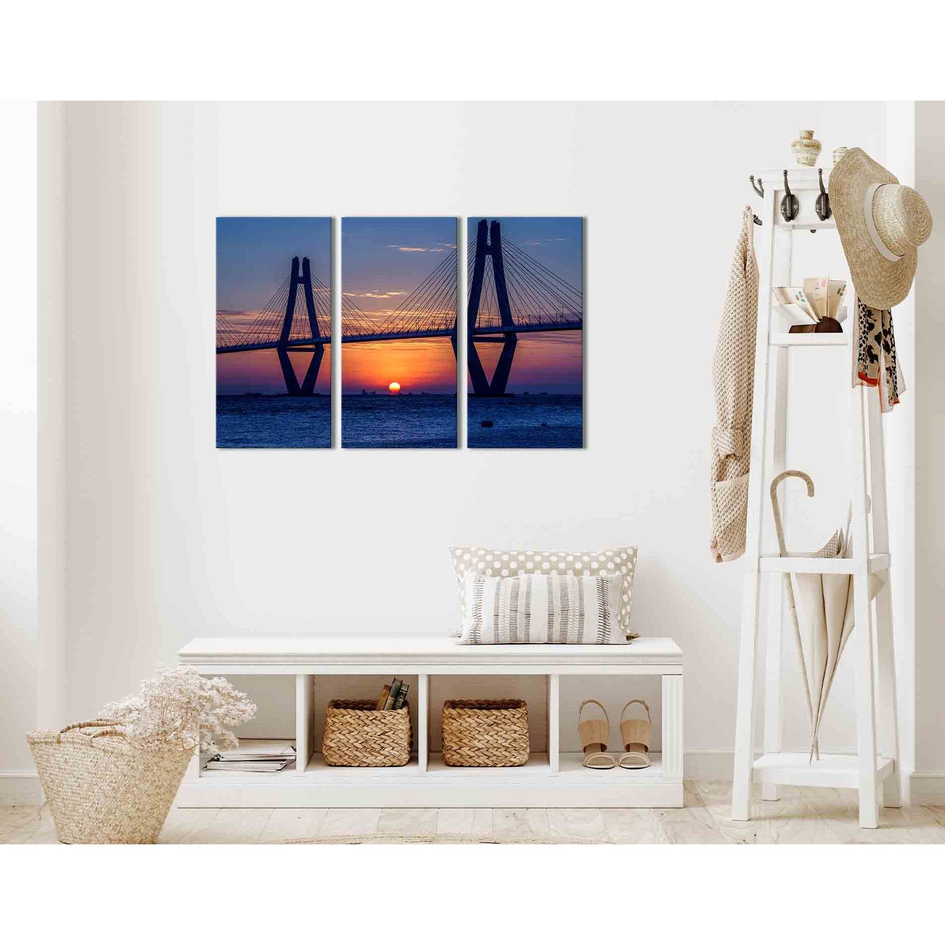 Anzac bridge at sunset №D1235 Ready to Hang Canvas PrintCanvas art arrives ready to hang, with hanging accessories included and no additional framing required. Every canvas print is hand-crafted, made on-demand at our workshop and expertly stretched aroun