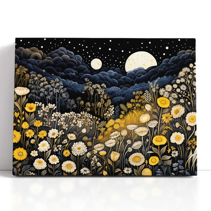 Starry Floral Art Print