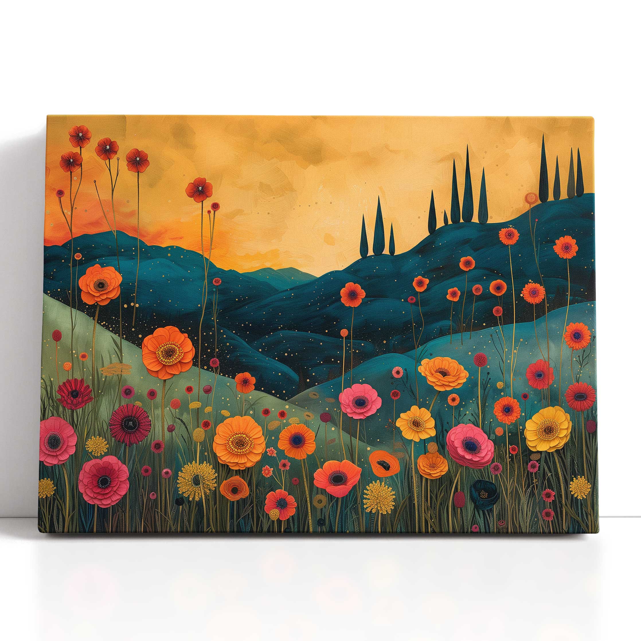 Blooming Field Canvas
