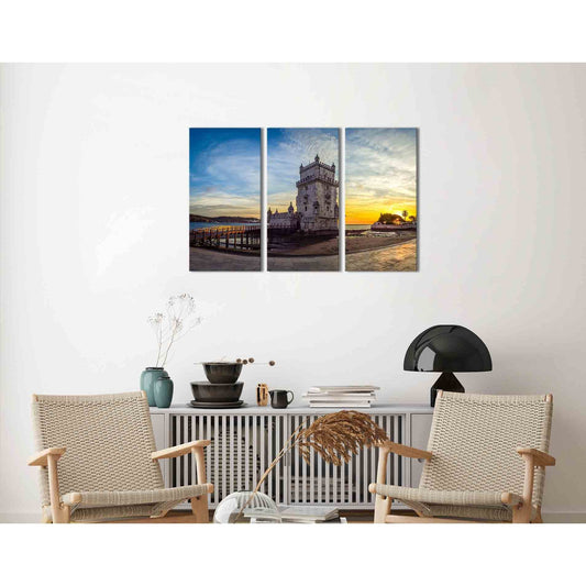 Belem tower №D1219 Ready to Hang Canvas PrintCanvas art arrives ready to hang, with hanging accessories included and no additional framing required. Every canvas print is hand-crafted, made on-demand at our workshop and expertly stretched around 100% Nort