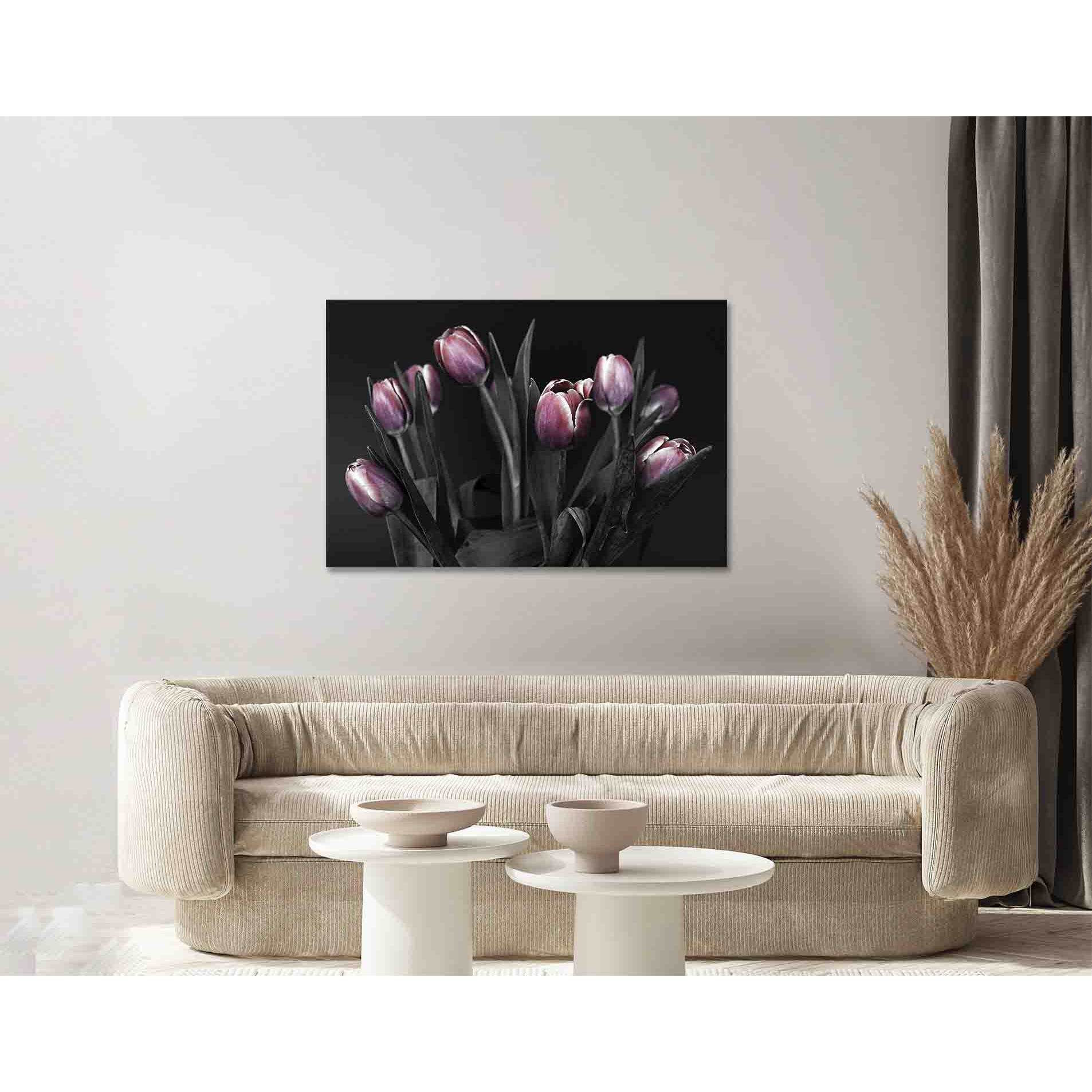 Black and white tulips №D2846 Ready to Hang Canvas PrintCanvas art arrives ready to hang, with hanging accessories included and no additional framing required. Every canvas print is hand-crafted, made on-demand at our workshop and expertly stretched aroun