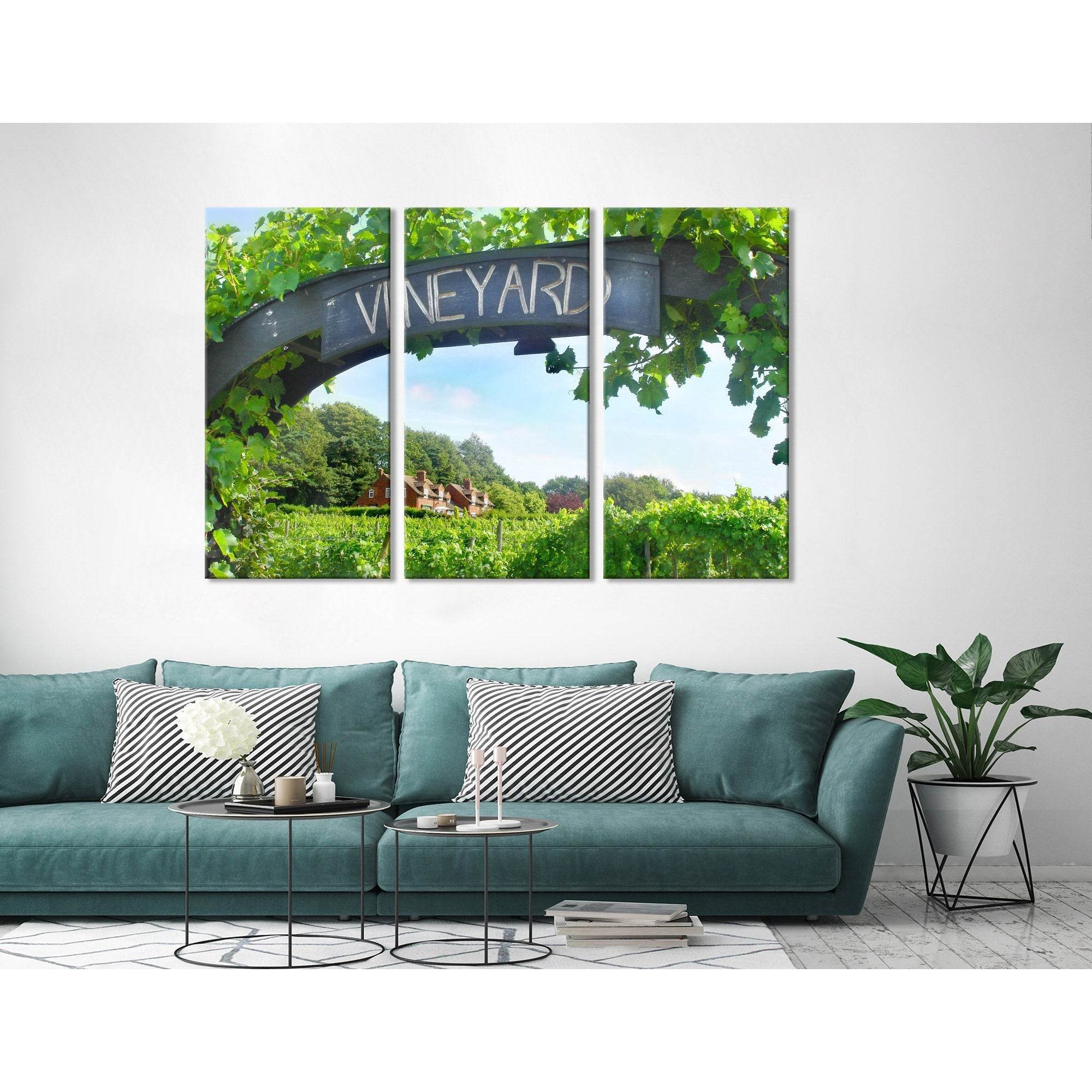 Entrance To A Vineyard On A Sunny Day №04216 Ready to Hang Canvas PrintCanvas art arrives ready to hang, with hanging accessories included and no additional framing required. Every canvas print is hand-crafted, made on-demand at our workshop and expertly