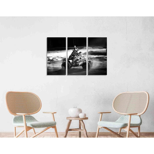 ATV racing №D2816 Ready to Hang Canvas PrintCanvas art arrives ready to hang, with hanging accessories included and no additional framing required. Every canvas print is hand-crafted, made on-demand at our workshop and expertly stretched around 100% North