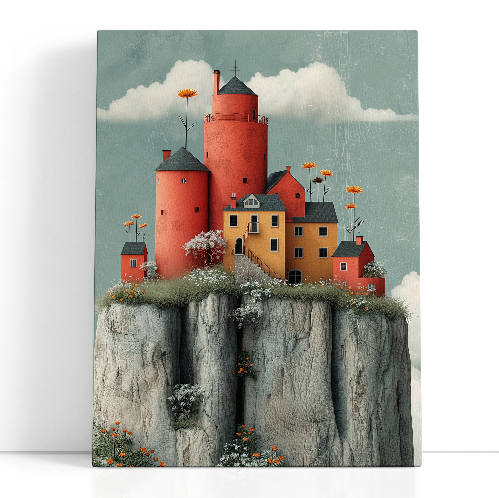 Whimsical Castle Canvas Art
