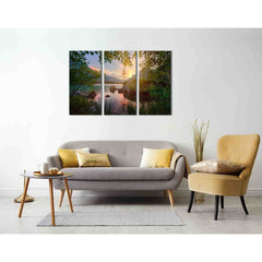 Colorful sunset №D1221 Ready to Hang Canvas PrintCanvas art arrives ready to hang, with hanging accessories included and no additional framing required. Every canvas print is hand-crafted, made on-demand at our workshop and expertly stretched around 100%