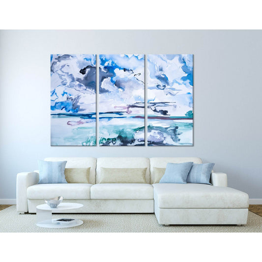 Cloudy Sky Abstract №04257 Ready to Hang Canvas PrintCanvas art arrives ready to hang, with hanging accessories included and no additional framing required. Every canvas print is hand-crafted, made on-demand at our workshop and expertly stretched around 1