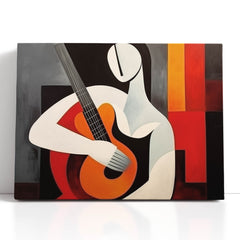 Modernist Guitar Art Print