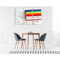 LGBT flag on wooden table №2133 Ready to Hang Canvas PrintCanvas art arrives ready to hang, with hanging accessories included and no additional framing required. Every canvas print is hand-crafted, made on-demand at our workshop and expertly stretched aro