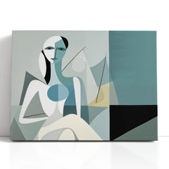 Blue Abstract Canvas Art    
