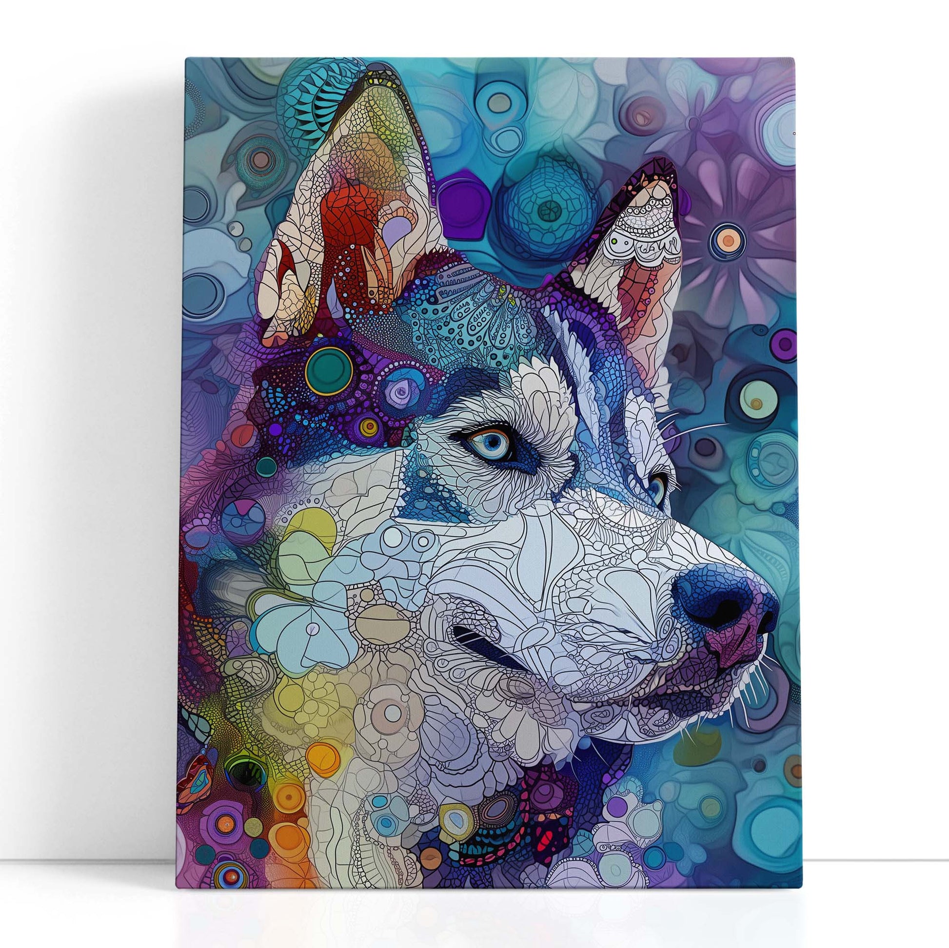 Canvas Art Husky Portrait 