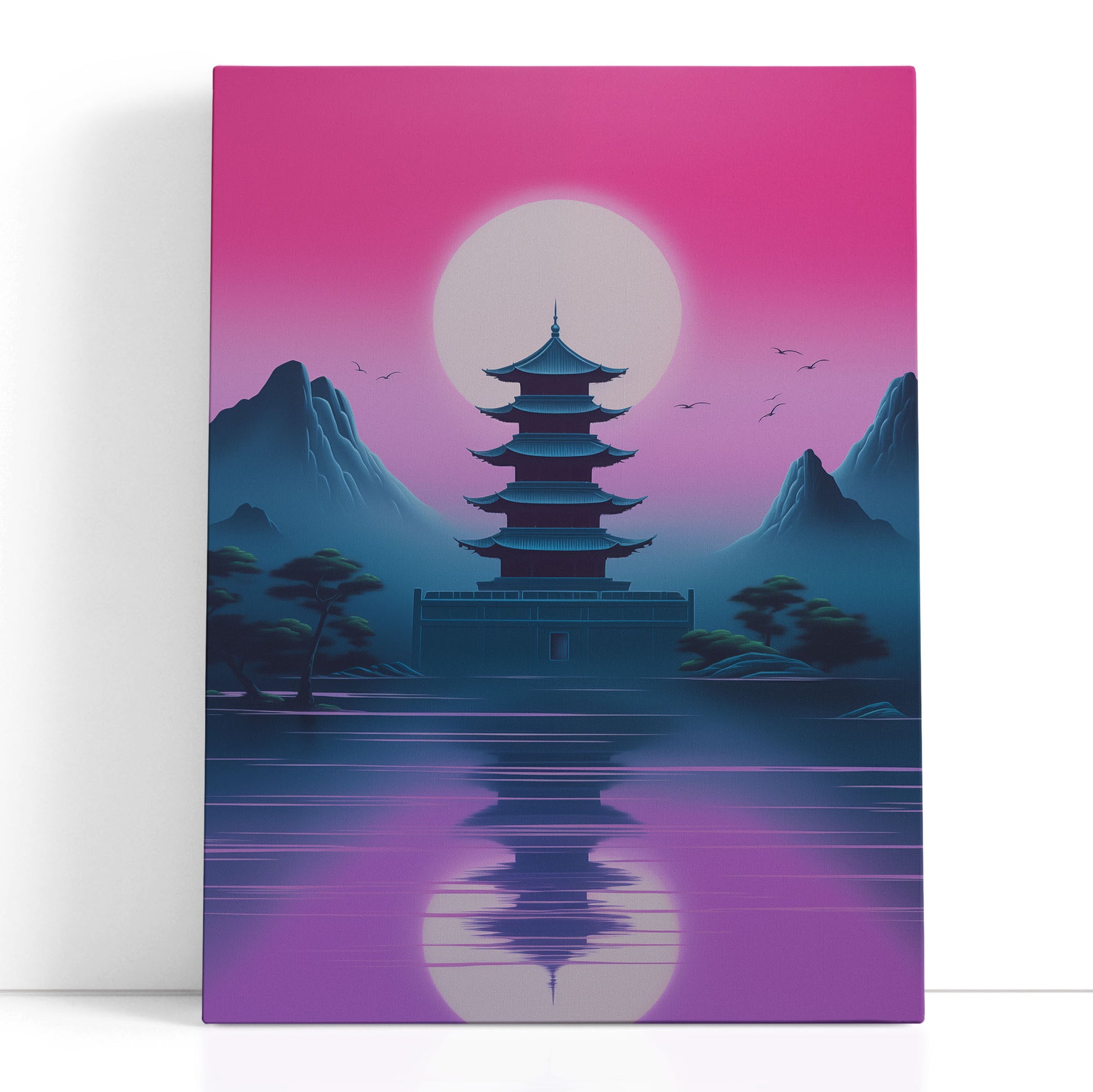 Canvas Art Asian Pagoda