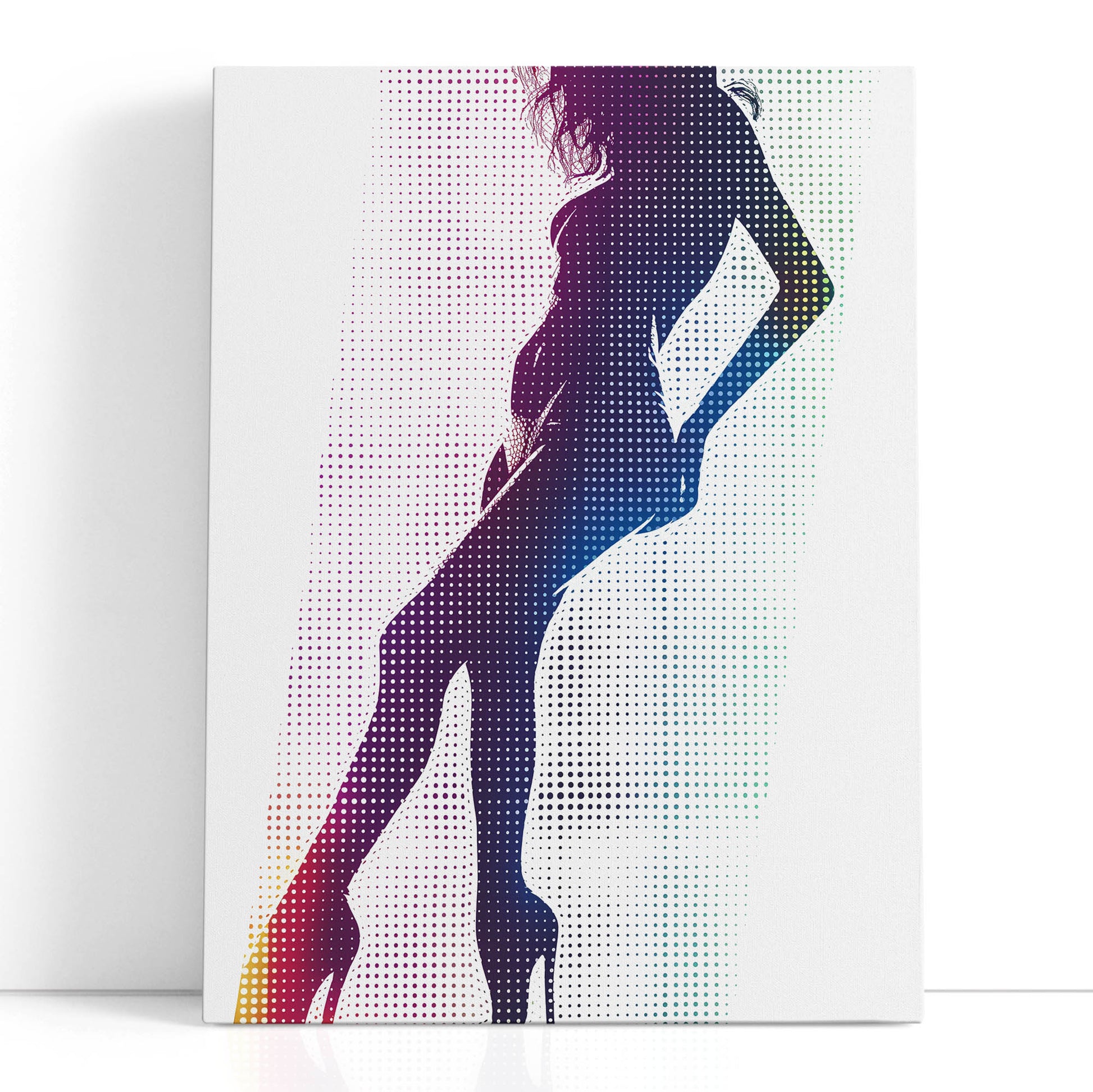 Woman Silhouette Canvas Print 