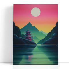 Canvas Art Asian Pagoda