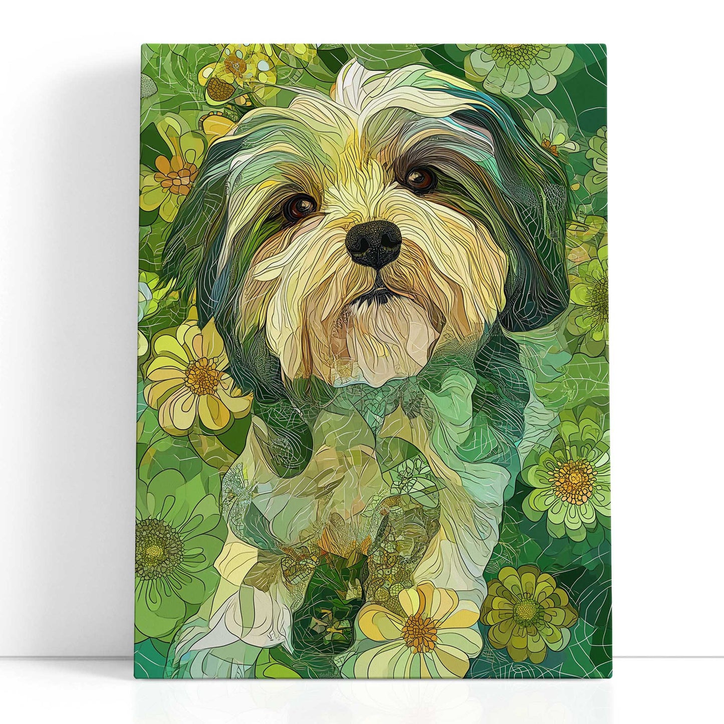 Colorful Havanese Art Print