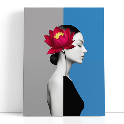 Canvas Art Female Profile